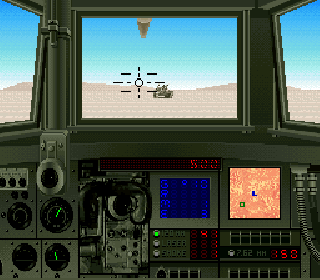 Screenshot Thumbnail / Media File 1 for Super Battletank - War in the Gulf (USA) (Rev A)