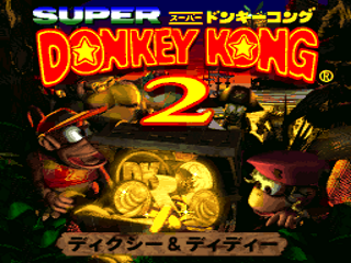 Screenshot Thumbnail / Media File 1 for Super Donkey Kong 2 - Dixie & Diddy (Japan)