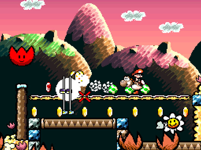 Super Mario World 2 Yoshis Island Usa Rom 0547