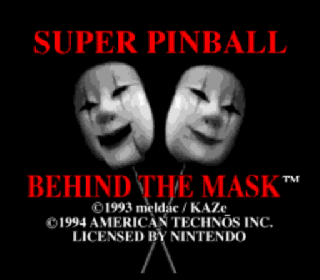 Screenshot Thumbnail / Media File 1 for Super Pinball - Behind the Mask (USA)