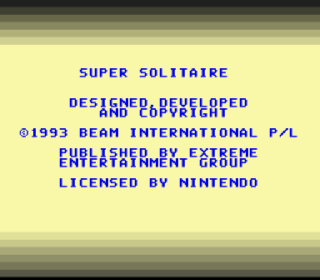 Screenshot Thumbnail / Media File 1 for Super Solitaire (USA) (En,Fr,De,Es,It)