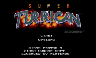 Screenshot Thumbnail / Media File 1 for Super Turrican (Japan)