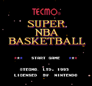 Screenshot Thumbnail / Media File 1 for Tecmo Super NBA Basketball (Europe)