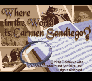 Screenshot Thumbnail / Media File 1 for Where in the World is Carmen Sandiego (Europe) (En,Fr,De,Es,It)