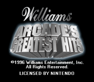Screenshot Thumbnail / Media File 1 for Williams Arcade's Greatest Hits (Europe)