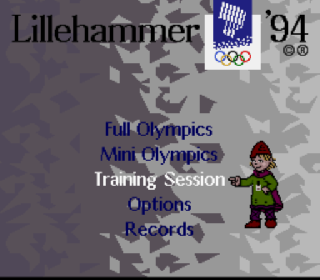 Screenshot Thumbnail / Media File 1 for Winter Olympic Games - Lillehammer '94 (USA) (En,Fr,De,Es,It,Pt,Sv,No)