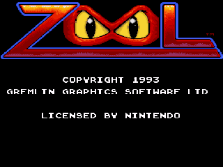Screenshot Thumbnail / Media File 1 for Zool - Ninja of the Nth Dimension (USA) (Sample)