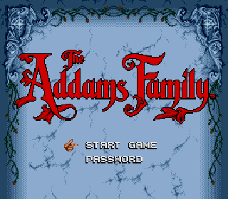 Screenshot Thumbnail / Media File 1 for Addams Family, The (USA) (Beta) (Alt)