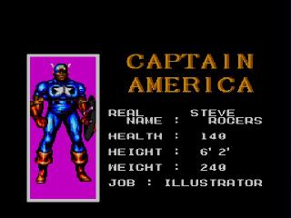 Screenshot Thumbnail / Media File 1 for Captain America and the Avengers (USA) (Beta)