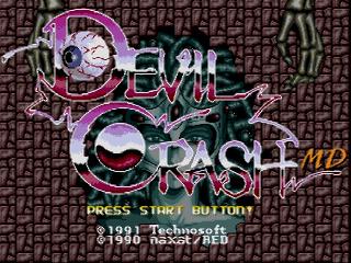 Screenshot Thumbnail / Media File 1 for Devil Crash MD (Japan)