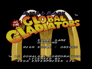Screenshot Thumbnail / Media File 1 for Global Gladiators (Europe)