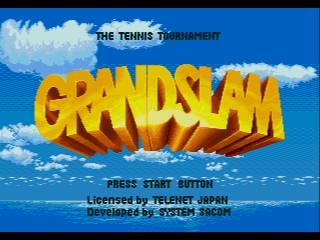 Screenshot Thumbnail / Media File 1 for GrandSlam - The Tennis Tournament (Europe)