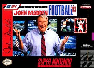 Screenshot Thumbnail / Media File 1 for John Madden Football '93 (USA, Europe)