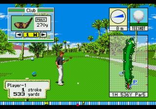 Screenshot Thumbnail / Media File 1 for New 3D Golf Simulation Waialae no Kiseki (Japan)