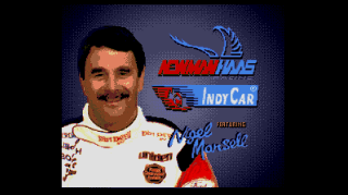 Screenshot Thumbnail / Media File 1 for Newman Haas Indy Car Featuring Nigel Mansell (World)