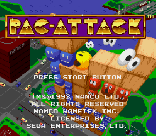 Screenshot Thumbnail / Media File 1 for Pac-Attack (USA)