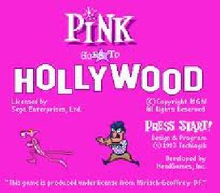 Screenshot Thumbnail / Media File 1 for Pink Goes to Hollywood (USA) (Beta)