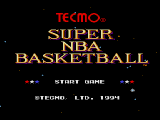 Screenshot Thumbnail / Media File 1 for Tecmo Super NBA Basketball (Japan)