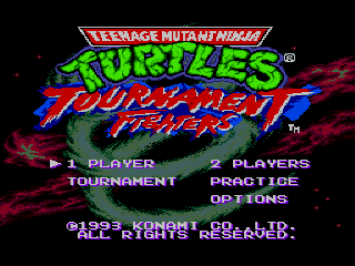 Screenshot Thumbnail / Media File 1 for Teenage Mutant Ninja Turtles - Tournament Fighters (USA)