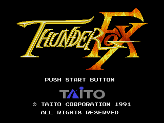 Screenshot Thumbnail / Media File 1 for Thunder Fox (Japan)