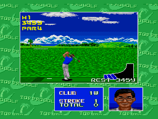 Screenshot Thumbnail / Media File 1 for Top Pro Golf (Japan)