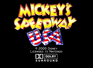 Screenshot Thumbnail / Media File 1 for Mickey's Speedway USA (Europe) (En,Fr,De,Es,It)