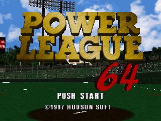 Screenshot Thumbnail / Media File 1 for Power League 64 (Japan)