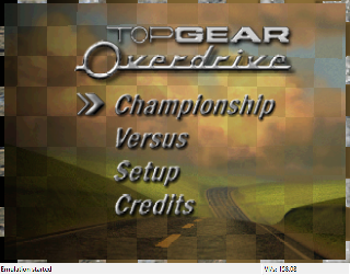 Screenshot Thumbnail / Media File 1 for Top Gear Overdrive (Europe)