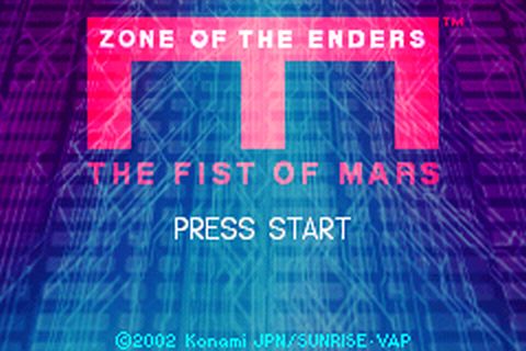 Zone of the enders the fist of mars roms