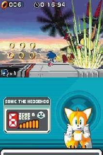 Screenshot Thumbnail / Media File 1 for Sonic Rush (E)(Wet 'N' Wild)