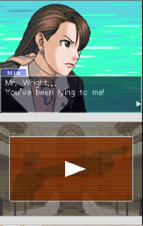 Screenshot Thumbnail / Media File 1 for Phoenix Wright - Ace Attorney - Trials and Tribulations (U)(XenoPhobia)