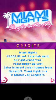 Screenshot Thumbnail / Media File 1 for Miami Nights - Singles in the City (U)(SQUiRE)