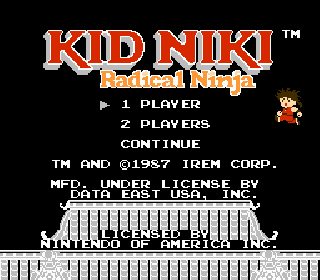 Screenshot Thumbnail / Media File 1 for Kid Niki - Radical Ninja (USA)
