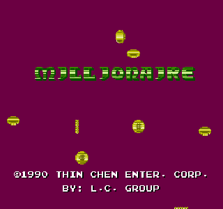 Screenshot Thumbnail / Media File 1 for Millionaire (Asia) (Unl) (NES)