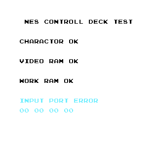Screenshot Thumbnail / Media File 1 for NES Controller Deck Test (USA)