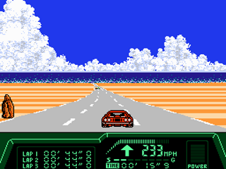 Screenshot Thumbnail / Media File 1 for Rad Racer II (USA)