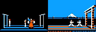 Screenshot Thumbnail / Media File 1 for Karateka (1984)(Broderbund)