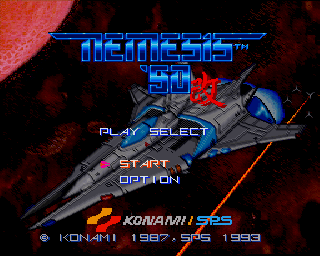 Screenshot Thumbnail / Media File 1 for Nemesis '90 Kai (1993)(SPS)(Disk 1 of 2)(System)