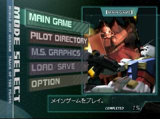 Screenshot Thumbnail / Media File 1 for Mobile Suit Gundam - Senshitachi no Kiseki (NTSC-J)