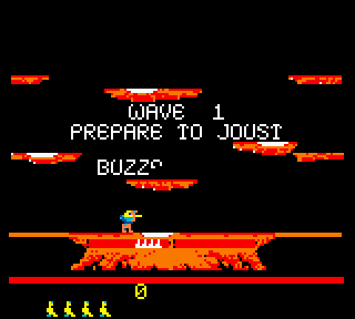 Screenshot Thumbnail / Media File 1 for Arcade Hits - Joust & Defender (USA)