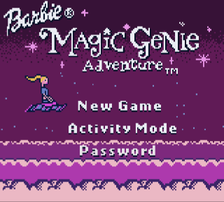 Screenshot Thumbnail / Media File 1 for Barbie - Magic Genie Adventure (USA)