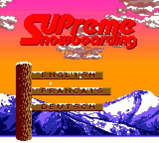 Screenshot Thumbnail / Media File 1 for Supreme Snowboarding (Europe) (En,Fr,De)