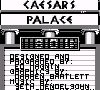 Screenshot Thumbnail / Media File 1 for Caesars Palace (Europe) (En,Fr,De,Es,It)