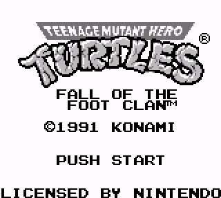 Screenshot Thumbnail / Media File 1 for Teenage Mutant Hero Turtles - Fall of the Foot Clan (Europe)