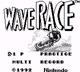 Screenshot Thumbnail / Media File 1 for Wave Race (USA, Europe)