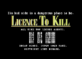 Screenshot Thumbnail / Media File 1 for Licence to Kill (UE)