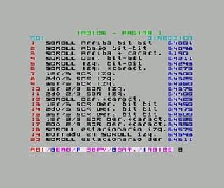 Screenshot Thumbnail / Media File 1 for 100 Rutinas C.M (1985)(Iveson Software)(UNK-LANG)