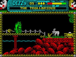 Screenshot Thumbnail / Media File 1 for Dizzy IV - Magicland Dizzy (1989)(Codemasters)(128k)