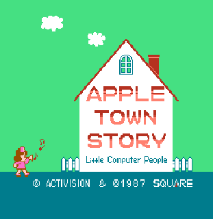 Screenshot Thumbnail / Media File 1 for Apple Town Monogatari - Little Computer People (Japan)