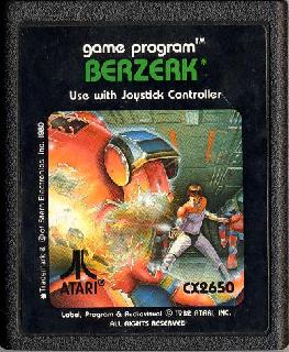 Screenshot Thumbnail / Media File 1 for Berzerk (1982) (Atari, Dan Hitchens - Sears) (CX2650 - 49-75168)